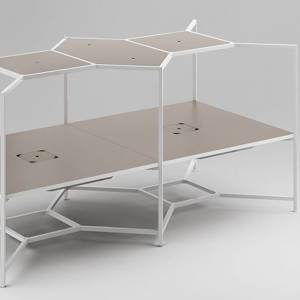 Schreibtisch modern | Büro Schreibtische Designer | Büromöbel, Fantoni, Hub