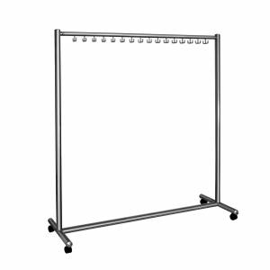 Kleiderständer Fahrbare Garderobe zerlegbare Garderobe, Esit, Garderoben 1809H / 1809HS pulverbeschichtet