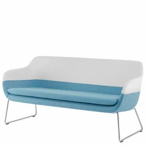 Loungesofa blau weiss Sofa Lounge, Brunner, crona sofa
