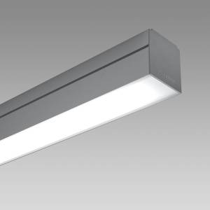 LED Deckeneinbaulampe weiß moderne Bürolampe länglich Lampe, Regent, Channel Deckenleuchte