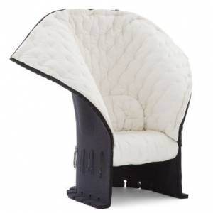 Clubsessel weiß Loungesessel Stoff Loungemöbel, Cassina, 357 FELTRI