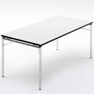 Design Klapptisch, Rundrohr, Zurbuchen, Klapptisch KLT-34N