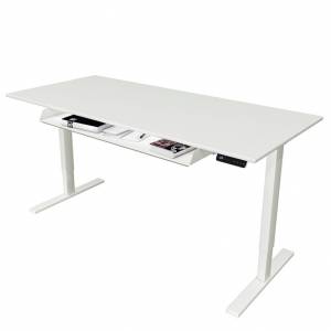 Elektrisch höhenverstellbarer Weißer Schreibtisch Büro Höhenverstellbare Schreibtische Design Tisch Ablagefach Kerkmann, Move 3 Steh-/Sitztisch
mit Schublade
Ablagefächer
mit Memory Funktion