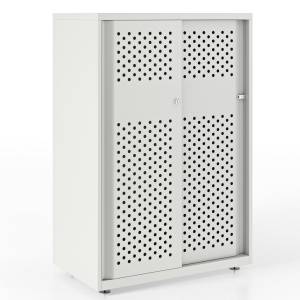 Schiebetürschränke Stahl Aktenschrank, Bisley, Glide