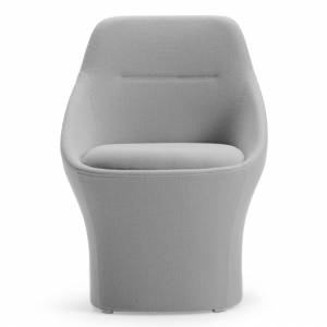 Clubsessel grau Loungesessel Sessel Loungemöbel, offecct, Ezy