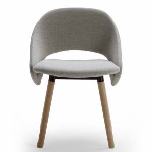Besucherstuhl grau Besucherstühle Holz Konferenzstuhl Büro Konferenzstühle, offecct, Tailor