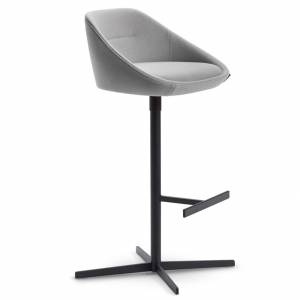 Barstuhl grau offecct, Ezy Barhocker