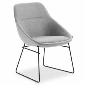 Besucherstuhl grau Sessel Konferenzstuhl Konferenzstühle, offecct, Ezy