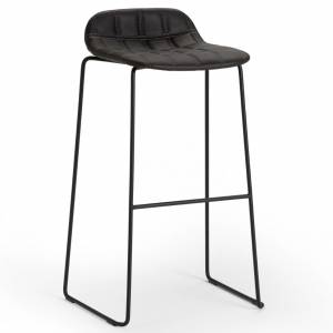 Barstuhl schwarz, offecct, Bop Barhocker