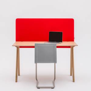 Tisch-Organisations/Trennwandsysteme, MUTE Design, Akustik Tischtrennwand Duo