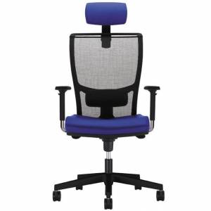 Bürostuhl Kopfstütze Bürodrehstuhl blau, Nowy Styl, Z-Body