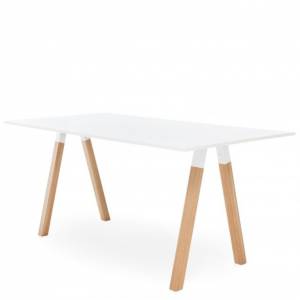 Weißer Schreibtisch modern Homeoffice Büro Schreibtische Design Büromöbel, Martela, FRANKIE