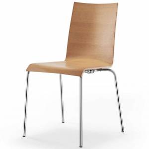 Besucherstuhl Holzschale Beuscherstühle Konferenzstühle Cafeteria Stühle rosconi Objektmöbel - Aticon