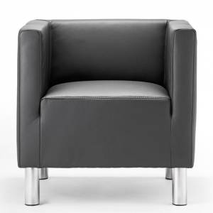 Lounge Sessel grau Büro Loungemöbel , rosconi, Objektmöbel - Ultimo Sessel