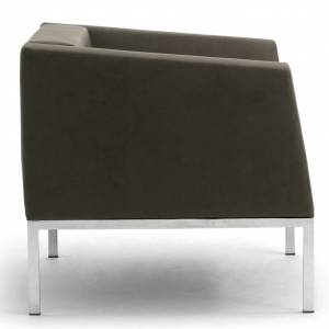 Clubsessel schwarz Loungesessel Sessel Lounge Loungemöbel, fm Büromöbel, Spica