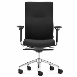 Bürostühle mit Armlehnen Schreibtischstühle schwarz, fm Büromöbel, Startup2