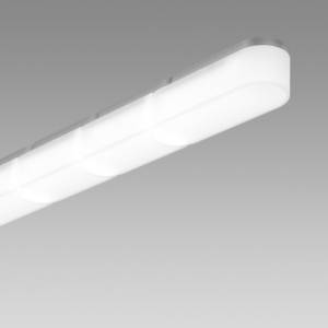 Deckenleuchte länglich Leuchröhre Decke Büro Deckenlampe weiß, Regent, Wiggle LED