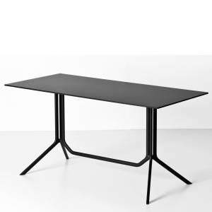 Schwarzer Klapptisch Klapptische Kristalia, Poule