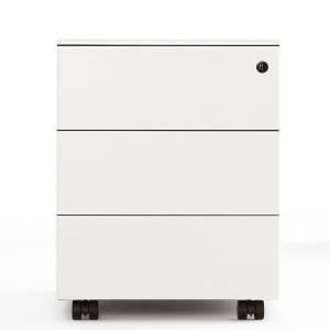 Rollcontainer Metall mobile Bürocontainer Metall, Kristalia, Bureau