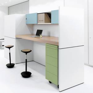 Möbel für Warte und Empfangsbereiche | Mobile Stell/Trennwände | Organisationswände, werner works, R-Modul