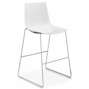 Barhocker weiss Barstuhl Girsberger, Nava Bar
