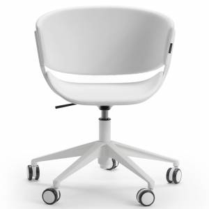 Drehstuhl weiss Konferenzstuhl mit Rollen Konferenzstühle, offecct, Phoenix