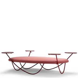 Lounge Sitzmöbel rot Sitzinseln, offecct, Dune