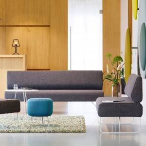 Möbel für Warte und Empfangsbereiche | Loungesofa | Modulare Sitzelemente, Cascando, Team LSM