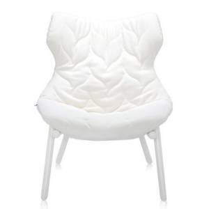 Lounge Sessel weiß Clubsessel weiß Stoff Loungemöbel,  Kartell, Foliage