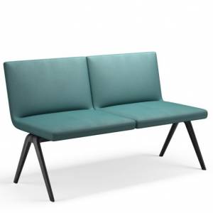 Sitzbank türkis Loungesofa Design Büro Loungemöbel türkis, Brunner, A-Bench