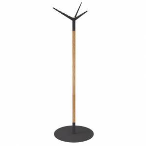Kleiderständer | Garderobe/Kleiderständer/Kleiderbügel, Holz, schwarz, SMV Sitz- & Objektmöbel, OneToe