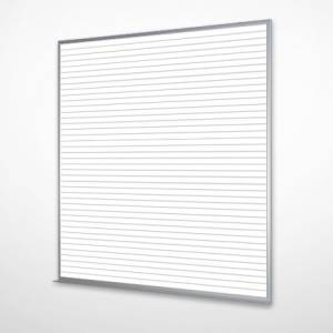 Wand Whiteboard Büro Whiteboards Magnettafel, o+c system - adeco, Whiteboard mit Aluminiumrahmen liniert