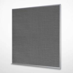Wandtafeln | Pinnwand, o+c system - adeco, Stofftafel Aluminiumrahmen