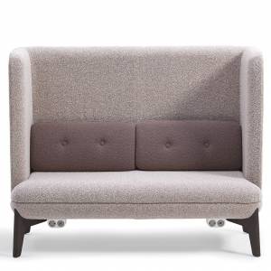 Sofa grau gepolstert Loungesofa Orangebox, Coze