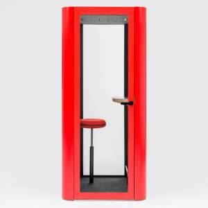 Telefonzelle, Akustik-Kabine, Schallschutzkabine, Büro, Akustik-Raumsystem, MUTE Design, Akustik Telefonkabine Space S