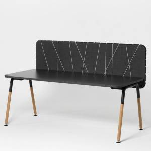 Pinnwand Schreibtischaufsatz schwarz Tisch-Organisations/Trennwandsysteme, Neudoerfler, MyMotion  Pinnwand