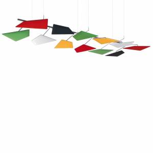 Raumhohe Trennwaende/Deckenabsorber, Caimi, Flap Ceiling