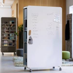 Stand Whiteboard Büro Whiteboards Magnettafel, Cascando, Pillow Space Whiteboard