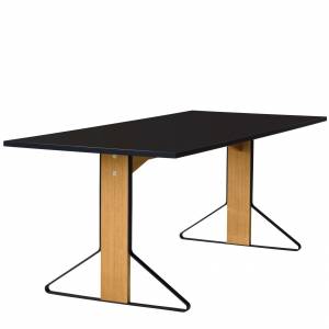 Kleiner Schreibtisch Design Schreibtische schwarz Homeoffice Büromöbel, Artek, Kaari Table rectangular