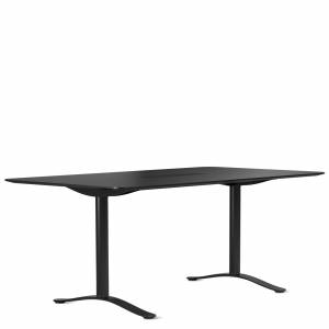 Kleiner Schreibtisch Design Schreibtische schwarz Homeoffice Büromöbel schwedisches Design, Skandiform, Aplomb