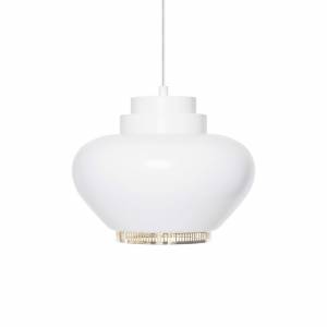 Büro Deckenleuchten modern Pendelleuchte LED Büroleuchte weiß, Artek, Pendant Light A333 “Turnip“