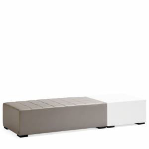 Modular grau Sitzinsel Monolog Bank Materia