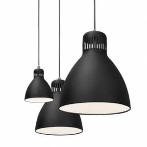 schwarz Pendelleuchte LED L-1 P Glamox Luxo