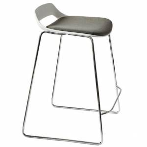 Barhocker kunstoff Metalgestell Kuffengestell Barstuhl weiß Wilkhahn Occo