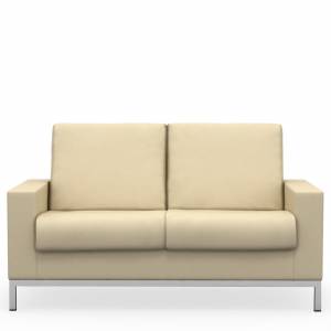 Sofa beige Loungesofa Loungemöbel Stoff 2-sitzer Nowy Styl Concerto
