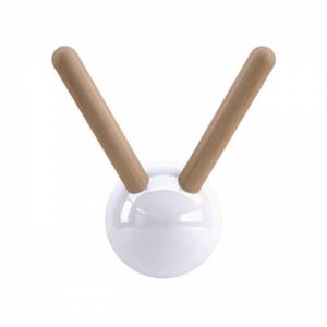Garderobenhacken weiß Holz accessoires Rexite Bunny