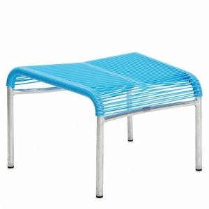 blau Hocker Embru Altorfer Lounge Hocker