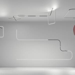 Deisgnleuchte Wandleuchten innen Büro Wandleuchte LED Deckenleuchte Artemide Turn Around