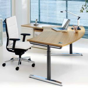 Design Schreibtisch Holz Arbeitstisch Büro Designer Schreibtische Hund Thales Premium