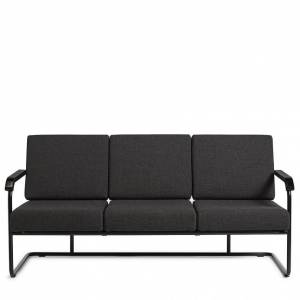 Sofa schwarz Loungesofa klassiker Embru Moser Sofa